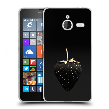 Пластиковый чехол на Microsoft Lumia 640 XL с принтом Черная клубника Пластиковый чехол на Microsoft Lumia 640 XL с принтом Черная клубника