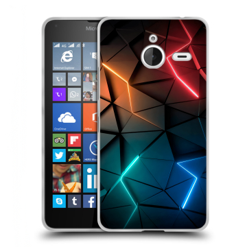 Пластиковый чехол на Microsoft Lumia 640 XL с принтом Абстракция неон Пластиковый чехол на Microsoft Lumia 640 XL с принтом Абстракция неон