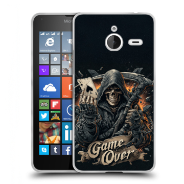Пластиковый чехол на Microsoft Lumia 640 XL с принтом Скелет карты Пластиковый чехол на Microsoft Lumia 640 XL с принтом Скелет карты