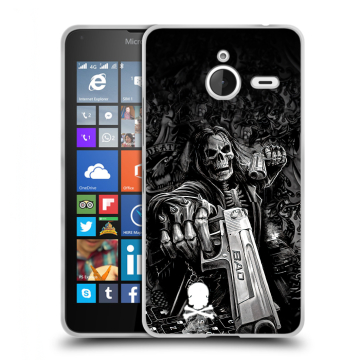 Пластиковый чехол на Microsoft Lumia 640 XL с принтом Скелет Пластиковый чехол на Microsoft Lumia 640 XL с принтом Скелет