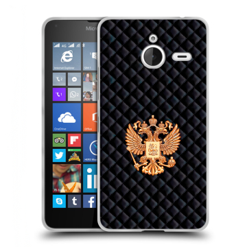 Пластиковый чехол на Microsoft Lumia 640 XL с принтом Герб России принт Пластиковый чехол на Microsoft Lumia 640 XL с принтом Герб России принт