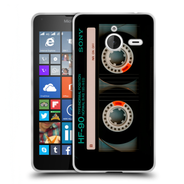 Пластиковый чехол на Microsoft Lumia 640 XL с принтом Кассета Пластиковый чехол на Microsoft Lumia 640 XL с принтом Кассета