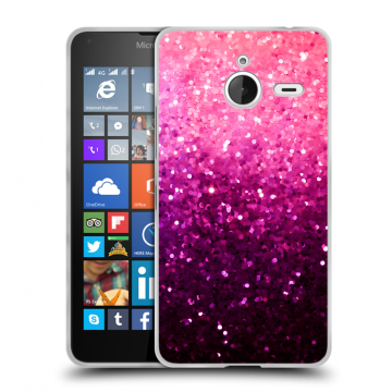 Пластиковый чехол на Microsoft Lumia 640 XL с принтом Блестки Пластиковый чехол на Microsoft Lumia 640 XL с принтом Блестки