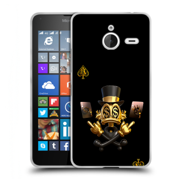 Пластиковый чехол на Microsoft Lumia 640 XL с принтом Золотой скрудж макдак