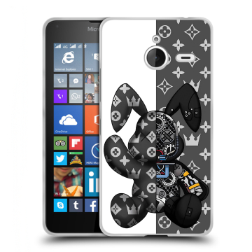 Пластиковый чехол на Microsoft Lumia 640 XL с принтом Луи робот