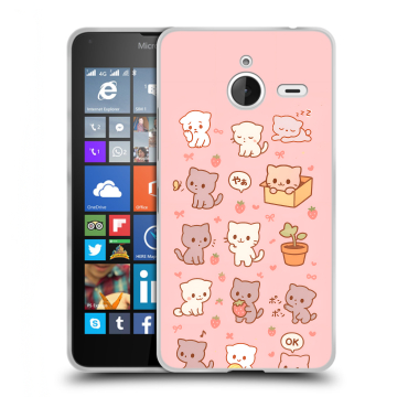 Пластиковый чехол на Microsoft Lumia 640 XL с принтом Hello Kitty Хелоу Кити Пластиковый чехол на Microsoft Lumia 640 XL с принтом Hello Kitty Хелоу Кити