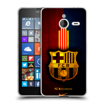 Пластиковый чехол на Microsoft Lumia 640 XL с принтом Барселона Barcelona