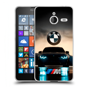 Пластиковый чехол на Microsoft Lumia 640 XL с принтом БМВ BMW Пластиковый чехол на Microsoft Lumia 640 XL с принтом БМВ BMW