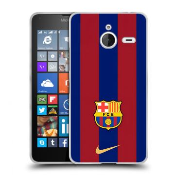 Пластиковый чехол на Microsoft Lumia 640 XL с принтом Барселона Barcelona Пластиковый чехол на Microsoft Lumia 640 XL с принтом Барселона Barcelona