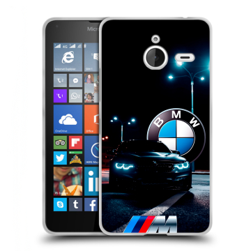 Пластиковый чехол на Microsoft Lumia 640 XL с принтом БМВ BMW Пластиковый чехол на Microsoft Lumia 640 XL с принтом БМВ BMW