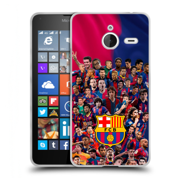 Пластиковый чехол на Microsoft Lumia 640 XL с принтом Барселона Barcelona