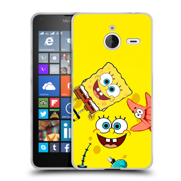 Пластиковый чехол на Microsoft Lumia 640 XL с принтом Спанч боб Спанчбоб Пластиковый чехол на Microsoft Lumia 640 XL с принтом Спанч боб Спанчбоб