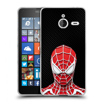 Пластиковый чехол на Microsoft Lumia 640 XL с принтом человек паук spiderman Пластиковый чехол на Microsoft Lumia 640 XL с принтом человек паук spiderman