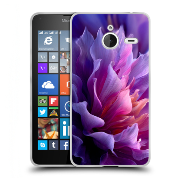 Пластиковый чехол на Microsoft Lumia 640 XL с принтом женский цветы Пластиковый чехол на Microsoft Lumia 640 XL с принтом женский цветы