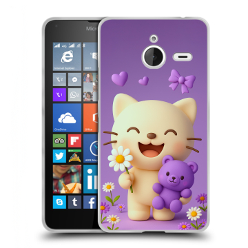 Пластиковый чехол на Microsoft Lumia 640 XL с принтом для девочек Пластиковый чехол на Microsoft Lumia 640 XL с принтом для девочек