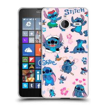 Пластиковый чехол на Microsoft Lumia 640 XL с принтом Лило и Стич Пластиковый чехол на Microsoft Lumia 640 XL с принтом Лило и Стич