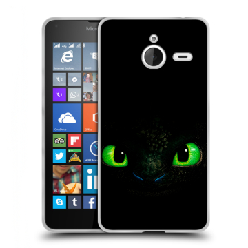 Пластиковый чехол на Microsoft Lumia 640 XL с принтом Как приручить дракона