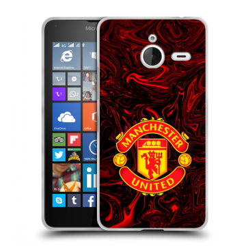 Пластиковый чехол на Microsoft Lumia 640 XL с принтом Manchester United Пластиковый чехол на Microsoft Lumia 640 XL с принтом Manchester United