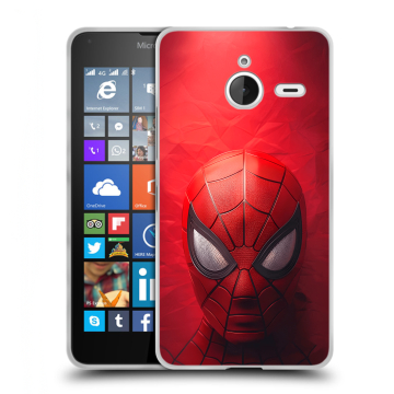 Пластиковый чехол на Microsoft Lumia 640 XL с принтом Spiderman Человек паук Пластиковый чехол на Microsoft Lumia 640 XL с принтом Spiderman Человек паук