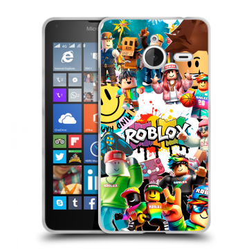 Пластиковый чехол на Microsoft Lumia 640 XL с принтом Roblox Роблокс Пластиковый чехол на Microsoft Lumia 640 XL с принтом Roblox Роблокс