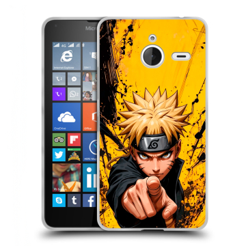 Пластиковый чехол на Microsoft Lumia 640 XL с принтом Naruto Наруто