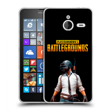 Пластиковый чехол на Microsoft Lumia 640 XL с принтом PUGB ПАГБ