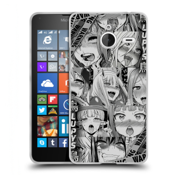 Пластиковый чехол на Microsoft Lumia 640 XL с принтом Ahegao Ахегао Аниме Пластиковый чехол на Microsoft Lumia 640 XL с принтом Ahegao Ахегао Аниме