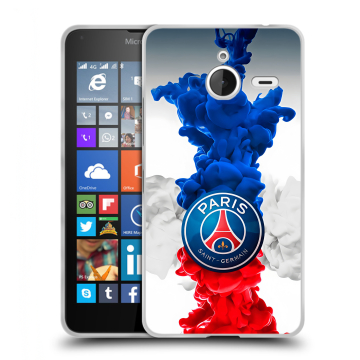 Пластиковый чехол на Microsoft Lumia 640 XL с принтом PSG ПСЖ Пластиковый чехол на Microsoft Lumia 640 XL с принтом PSG ПСЖ