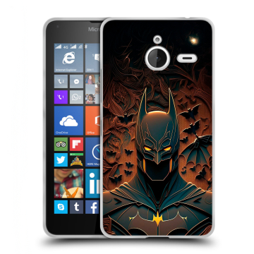 Пластиковый чехол на Microsoft Lumia 640 XL с принтом Batman Бэтмен Пластиковый чехол на Microsoft Lumia 640 XL с принтом Batman Бэтмен