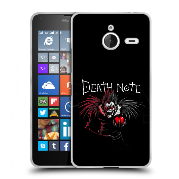 Пластиковый чехол на Microsoft Lumia 640 XL с принтом Death note Тетрадь смерти Пластиковый чехол на Microsoft Lumia 640 XL с принтом Death note Тетрадь смерти
