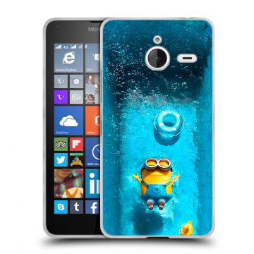 Пластиковый чехол на Microsoft Lumia 640 XL с принтом Миньоны Пластиковый чехол на Microsoft Lumia 640 XL с принтом Миньоны