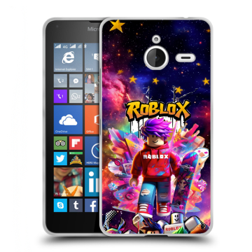 Пластиковый чехол на Microsoft Lumia 640 XL с принтом Roblox Роблокс Пластиковый чехол на Microsoft Lumia 640 XL с принтом Roblox Роблокс