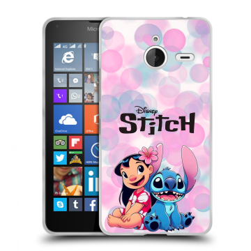 Пластиковый чехол на Microsoft Lumia 640 XL с принтом Лило и Стич
