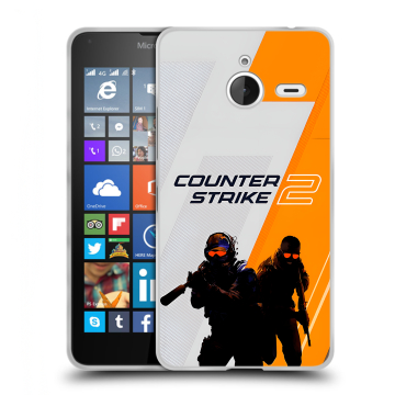 Пластиковый чехол на Microsoft Lumia 640 XL с принтом Counter Strike