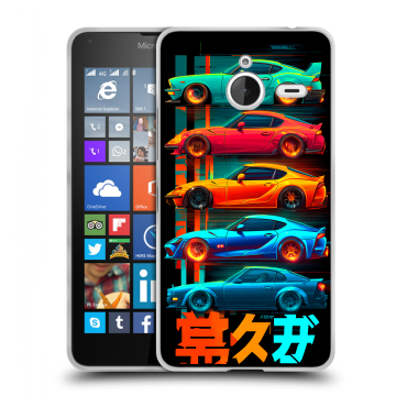 Пластиковый чехол на Microsoft Lumia 640 XL с принтом машины тачки Пластиковый чехол на Microsoft Lumia 640 XL с принтом машины тачки
