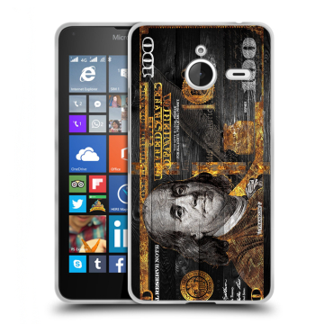 Пластиковый чехол на Microsoft Lumia 640 XL с принтом Доллар деньги