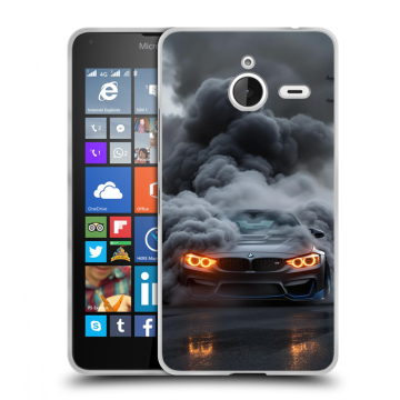 Пластиковый чехол на Microsoft Lumia 640 XL с принтом BMW БМВ Пластиковый чехол на Microsoft Lumia 640 XL с принтом BMW БМВ