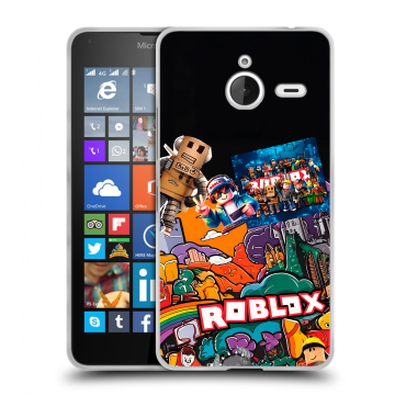 Пластиковый чехол на Microsoft Lumia 640 XL с принтом Roblox Роблокс Пластиковый чехол на Microsoft Lumia 640 XL с принтом Roblox Роблокс