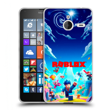 Пластиковый чехол на Microsoft Lumia 640 XL с принтом Roblox Роблокс Пластиковый чехол на Microsoft Lumia 640 XL с принтом Roblox Роблокс