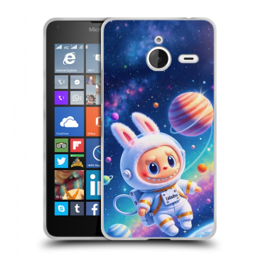Пластиковый чехол на Microsoft Lumia 640 XL с принтом Labubu Лабубу Пластиковый чехол на Microsoft Lumia 640 XL с принтом Labubu Лабубу
