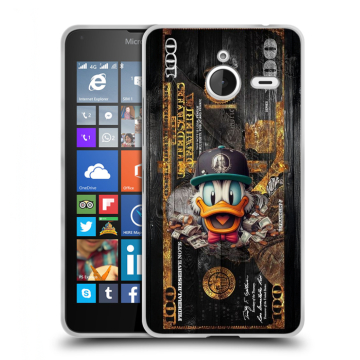 Пластиковый чехол на Microsoft Lumia 640 XL с принтом Дональд Дак Доллар