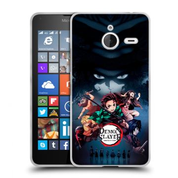 Пластиковый чехол на Microsoft Lumia 640 XL с принтом Demon Slayer Клинок рассекающий демонов Пластиковый чехол на Microsoft Lumia 640 XL с принтом Demon Slayer Клинок рассекающий демонов