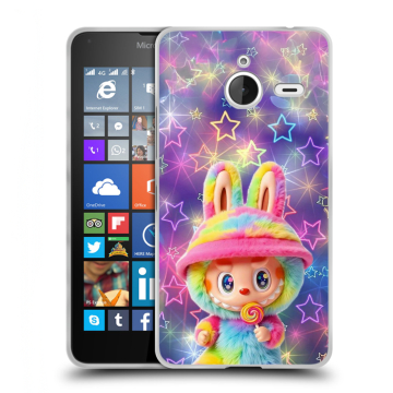 Пластиковый чехол на Microsoft Lumia 640 XL с принтом Labubu Лабубу Пластиковый чехол на Microsoft Lumia 640 XL с принтом Labubu Лабубу
