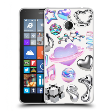 Пластиковый чехол на Microsoft Lumia 640 XL с принтом Y2K Пластиковый чехол на Microsoft Lumia 640 XL с принтом Y2K