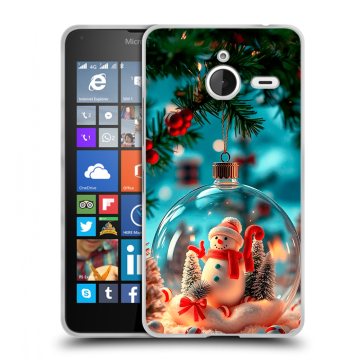 Пластиковый чехол на Microsoft Lumia 640 XL с принтом Новый год Пластиковый чехол на Microsoft Lumia 640 XL с принтом Новый год