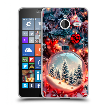 Пластиковый чехол на Microsoft Lumia 640 XL с принтом Новый год Пластиковый чехол на Microsoft Lumia 640 XL с принтом Новый год