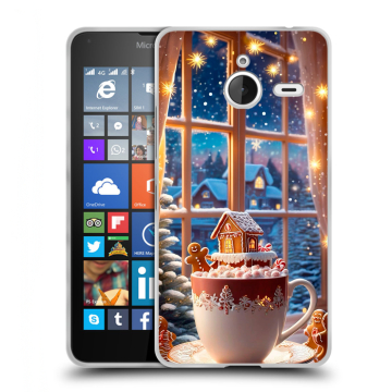 Пластиковый чехол на Microsoft Lumia 640 XL с принтом Новый год Пластиковый чехол на Microsoft Lumia 640 XL с принтом Новый год