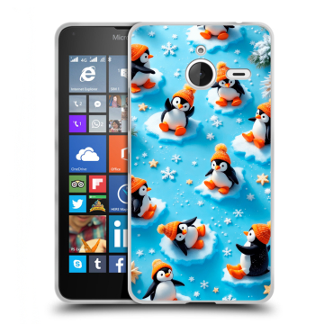 Пластиковый чехол на Microsoft Lumia 640 XL с принтом Новый год Пластиковый чехол на Microsoft Lumia 640 XL с принтом Новый год