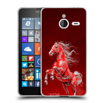 Пластиковый чехол на Microsoft Lumia 640 XL с принтом Новый год Пластиковый чехол на Microsoft Lumia 640 XL с принтом Новый год