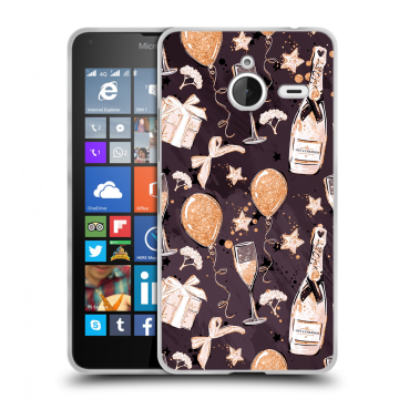 Пластиковый чехол на Microsoft Lumia 640 XL с принтом Новый год Пластиковый чехол на Microsoft Lumia 640 XL с принтом Новый год